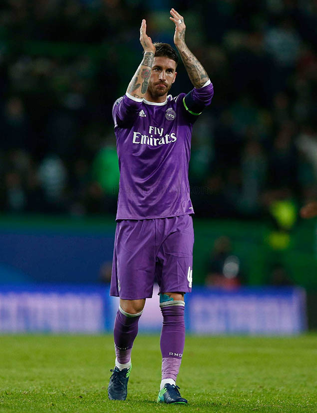 Ramos tras el partido de Lisboa
